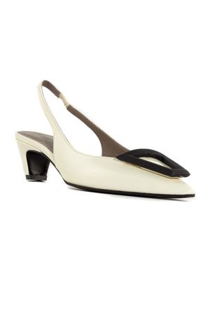 Dorien bone white leather slingback ROBERTO FESTA | DORIENBONE